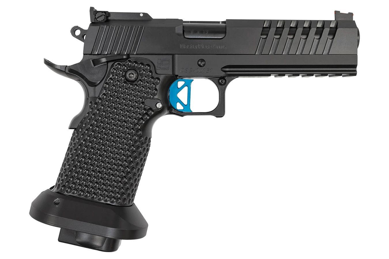 Masterpiece Arms DS9 Hybrid 9mm Competition Ready Pistol with Blue Trigger